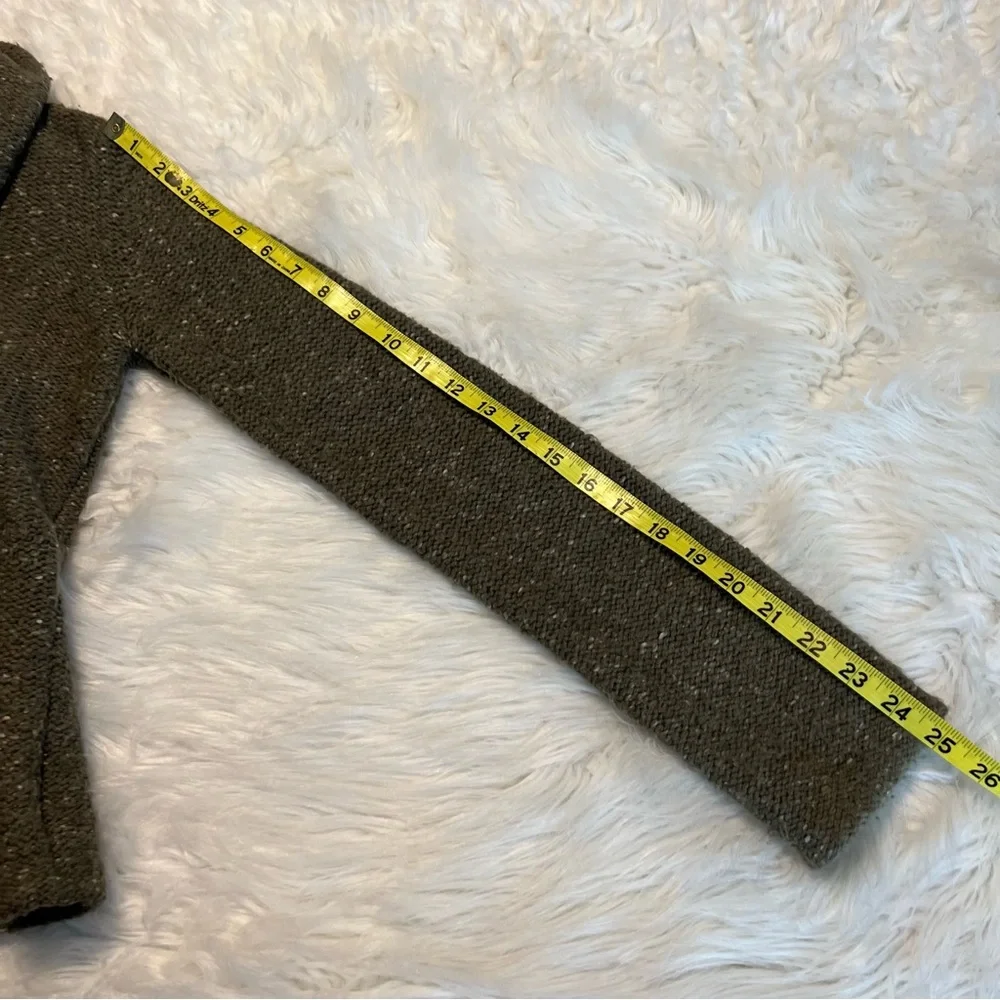 Anthropologie Olive Green Wool Blend Blazer - Picture 8 of 12